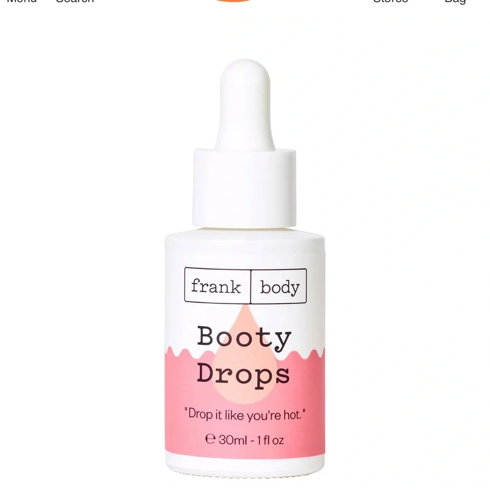 FRANK BODY Booty Drops Firming Body Oil 1.0 oz $18 CLEAN BEAUTY NIB
